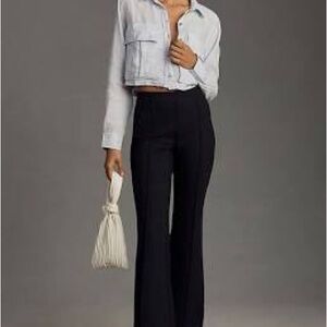 Maeve Black Flare Pants